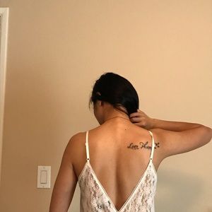 H&M Divided White Romper